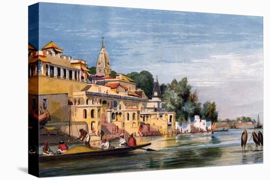 Cawnpore on the Ganges, India, 1857-William Carpenter-Stretched Canvas