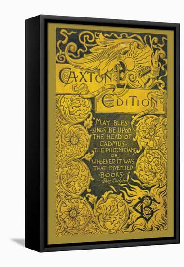 Caxton Edition-null-Framed Stretched Canvas