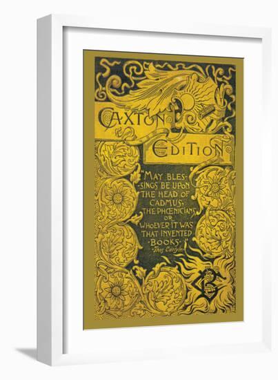 Caxton Edition-null-Framed Art Print