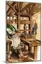 Caxton's Press (Gouache on Paper)-Peter Jackson-Mounted Giclee Print