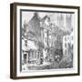 Caxtons House, Westminster, 1827-null-Framed Giclee Print