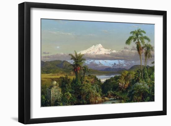 Cayambe, 1858-Frederic Edwin Church-Framed Giclee Print