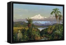 Cayambe, 1858-Frederic Edwin Church-Framed Stretched Canvas