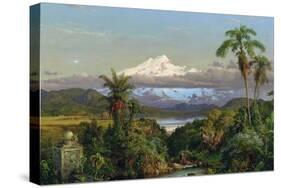 Cayambe, 1858-Frederic Edwin Church-Stretched Canvas