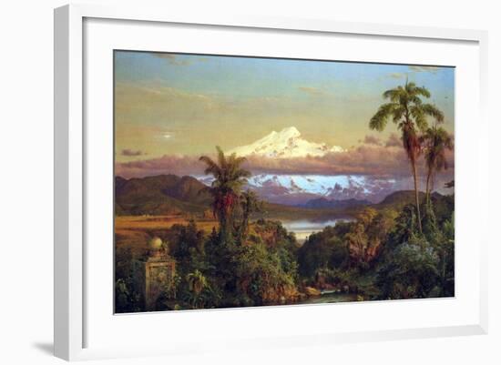 Cayambe, Ecuador-Frederic Edwin Church-Framed Art Print