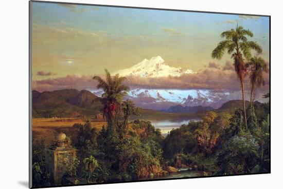 Cayambe, Ecuador-Frederic Edwin Church-Mounted Art Print