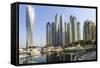 Cayan Tower, Dubai Marina, Dubai, United Arab Emirates, Middle East-Amanda Hall-Framed Stretched Canvas