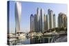 Cayan Tower, Dubai Marina, Dubai, United Arab Emirates, Middle East-Amanda Hall-Stretched Canvas