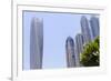 Cayan Tower, Dubai Marina, Dubai, United Arab Emirates, Middle East-Amanda Hall-Framed Photographic Print