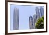 Cayan Tower, Dubai Marina, Dubai, United Arab Emirates, Middle East-Amanda Hall-Framed Photographic Print