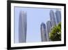 Cayan Tower, Dubai Marina, Dubai, United Arab Emirates, Middle East-Amanda Hall-Framed Photographic Print