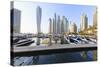 Cayan Tower, Dubai Marina, Dubai, United Arab Emirates, Middle East-Amanda Hall-Stretched Canvas