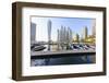 Cayan Tower, Dubai Marina, Dubai, United Arab Emirates, Middle East-Amanda Hall-Framed Photographic Print