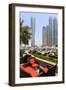 Cayan Tower in Dubai Marina, Dubai, United Arab Emirates, Middle East-Amanda Hall-Framed Photographic Print