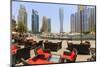 Cayan Tower in Dubai Marina, Dubai, United Arab Emirates, Middle East-Amanda Hall-Mounted Photographic Print