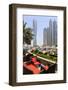 Cayan Tower in Dubai Marina, Dubai, United Arab Emirates, Middle East-Amanda Hall-Framed Photographic Print