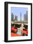 Cayan Tower in Dubai Marina, Dubai, United Arab Emirates, Middle East-Amanda Hall-Framed Photographic Print