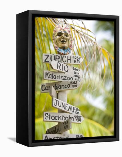Caye Caulker, Belize-Russell Young-Framed Stretched Canvas