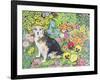 Caylie in the Border-Hilary Jones-Framed Giclee Print