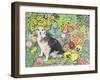 Caylie in the Border-Hilary Jones-Framed Giclee Print