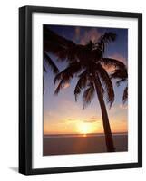 Cayman Island Sunset-George Oze-Framed Photographic Print