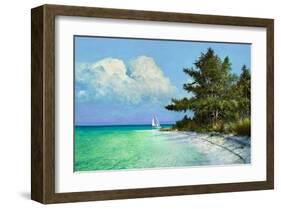 Cayo Costa Beach-Kent Sullivan-Framed Art Print