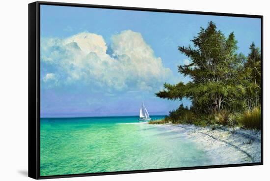 Cayo Costa Beach-Kent Sullivan-Framed Stretched Canvas