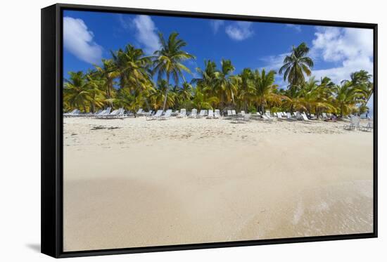 Cayo Levantado, Samana, Eastern Peninsula De Samana, Dominican Republic, West Indies, Caribbean-Jane Sweeney-Framed Stretched Canvas