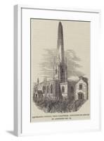 Caythorpe Church, Near Grantham, Lincolnshire, Struck by Lightning 30 December-null-Framed Giclee Print