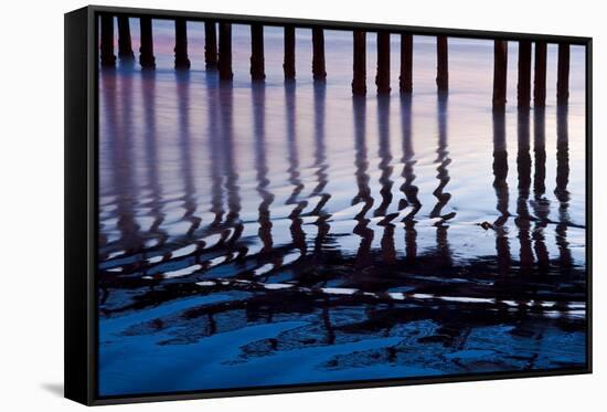 Cayucos Night-Lee Peterson-Framed Stretched Canvas