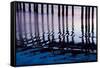 Cayucos Night-Lee Peterson-Framed Stretched Canvas