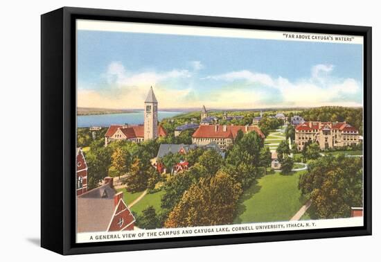 Cayuga Lake, Cornell University, Ithaca, New York-null-Framed Stretched Canvas