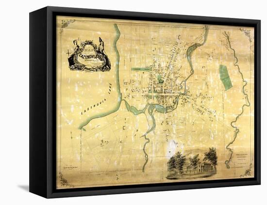 Cazenovia 1852, New York, United States-null-Framed Stretched Canvas