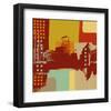 Ccosmopolitan and Modern City-Yashna-Framed Art Print