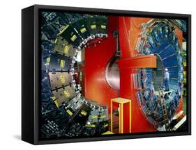 CDF Particle Detector, Fermilab-David Parker-Framed Stretched Canvas