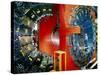 CDF Particle Detector, Fermilab-David Parker-Stretched Canvas