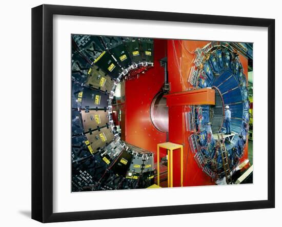 CDF Particle Detector, Fermilab-David Parker-Framed Premium Photographic Print