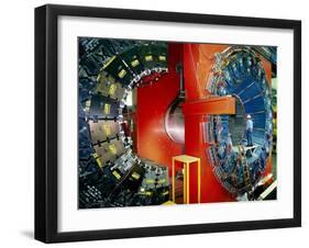 CDF Particle Detector, Fermilab-David Parker-Framed Premium Photographic Print
