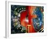 CDF Particle Detector, Fermilab-David Parker-Framed Photographic Print