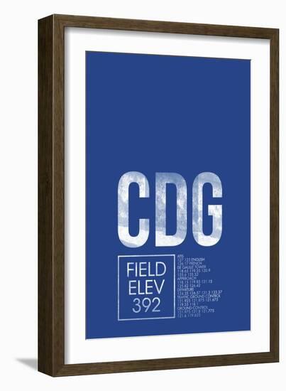 CDG ATC-08 Left-Framed Giclee Print
