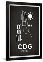 CDG Paris Airport-null-Framed Poster