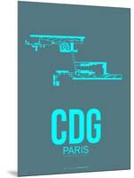 Cdg Paris Poster 1-NaxArt-Mounted Art Print