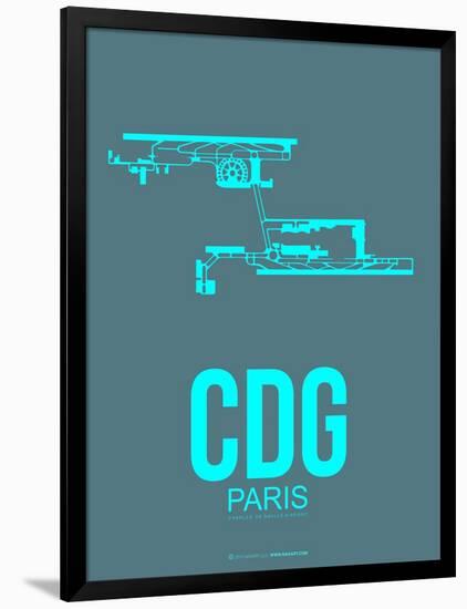 Cdg Paris Poster 1-NaxArt-Framed Art Print