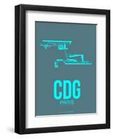 Cdg Paris Poster 1-NaxArt-Framed Art Print