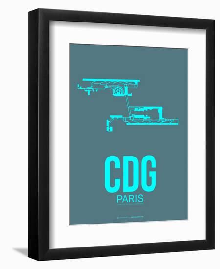 Cdg Paris Poster 1-NaxArt-Framed Art Print