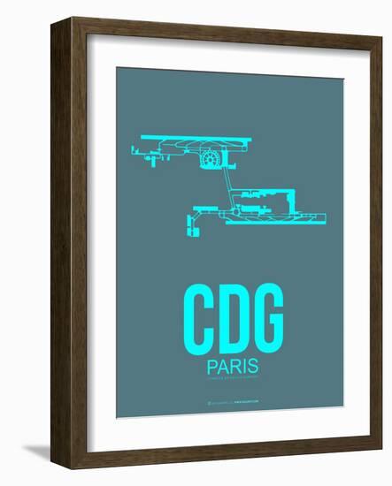 Cdg Paris Poster 1-NaxArt-Framed Art Print