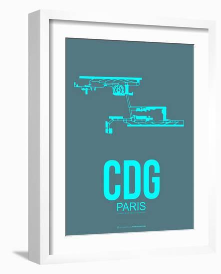 Cdg Paris Poster 1-NaxArt-Framed Art Print