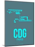 Cdg Paris Poster 1-NaxArt-Mounted Art Print