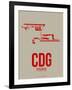 Cdg Paris Poster 2-NaxArt-Framed Art Print