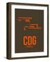 Cdg Paris Poster 3-NaxArt-Framed Art Print
